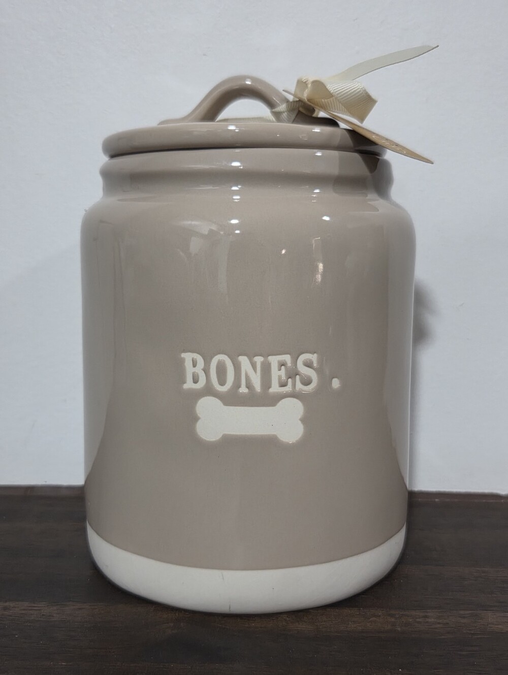Rae Dunn Dog Treat Canister